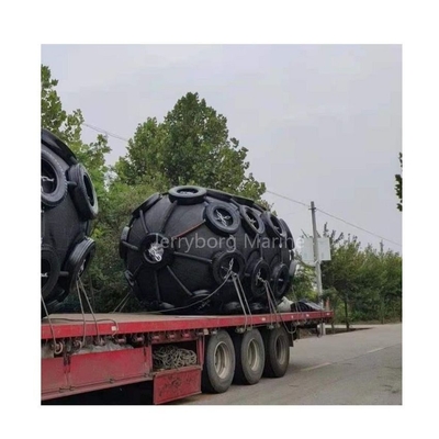 Pneumatic Rubber Bumper yang hemat biaya untuk penggunaan laut Fender Tipe Yokohama