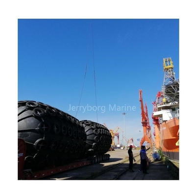 Jrb Yokohama Tipe Pneumatic Defense dengan Ban Chain Net Boat Fender