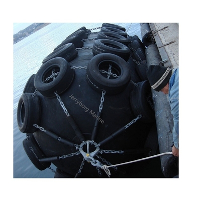 Jrb Yokohama Tipe Pneumatic Defense dengan Ban Chain Net Boat Fender