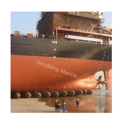 Aplikasi maritim Karet kantong udara untuk peluncuran kapal dengan standar ISO14409