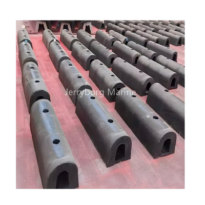 Fender karet tipe D tahan cuaca untuk pelabuhan dan terminal