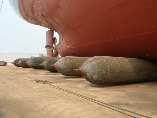 Airbag Karet Laut Kapasitas Besar Kapal Silinder Peluncuran Airbag