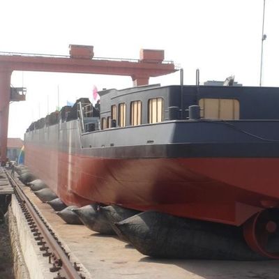 Peluncuran Kapal Apung Tahan Lama Marine Rubber Airbag