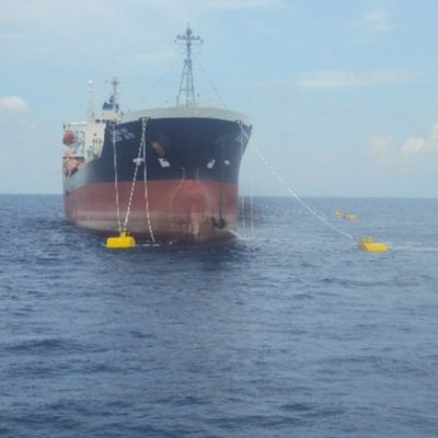 Pelampung Apung Kuning Aman Apung Tinggi Laut Mengambang