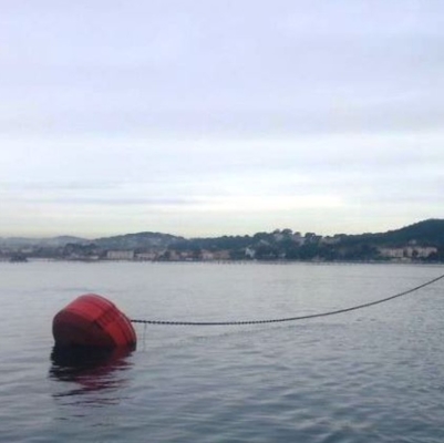 Ekstraksi Minyak PE Floating Ball Marine Mooring Buoy