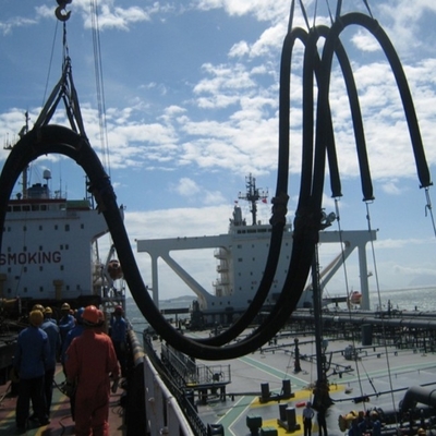 OCIMF Natural Rubber Floating Marine Oil Hose Dengan Flange