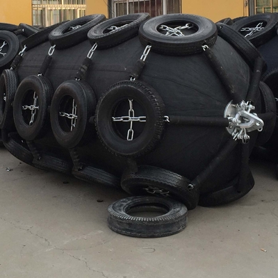 ISO17357 Anti - Explosion Pneumatic Fender Untuk Kapal Selam Marine Floater