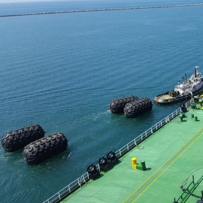 Marine Floating STS Inflatable Pneumatic Rubber Fender Untuk Perlindungan Dock