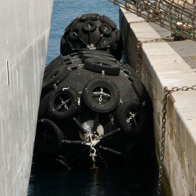 ISO17357 50 kpa 80 kpa yokohama jenis fender pneumatik tiup