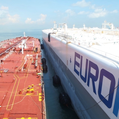 Yokohama pneumatic docking fender tekanan tinggi 50 kpa spatbor tiup