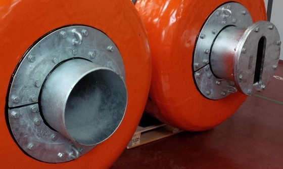 SGS CCS Marine Chain Through Buoy untuk Corvette Ship Mooring Buoy