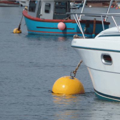 Jangkar Pelampung Bola Ukuran Disesuaikan Eva Foam Diisi Marine Floating Maker Mooring Buoys