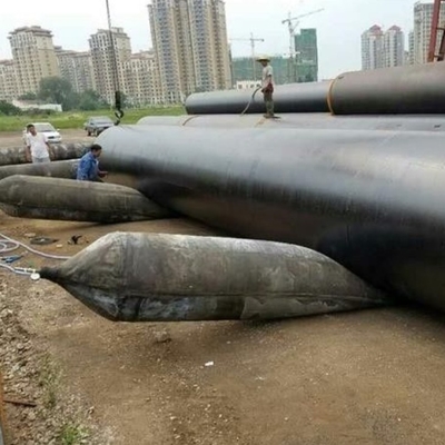 Beban Berat Kapasitas Tinggi Mengangkat Airbag Karet Kapal Apung