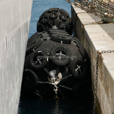 Tekanan tinggi 50 kpa yokohama pneumatic docking rubber fender untuk perahu