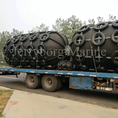 Offshore STS Transfer Karet Alam 50kpa Floating Pneumatic Fender