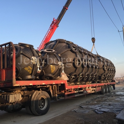 2.5m * 4.0m Docking Kapal Pneumatik Yokohama Marine Fender