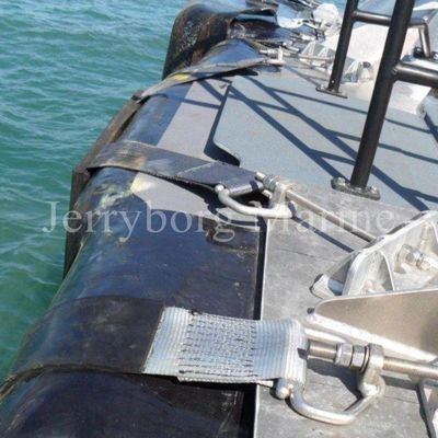 Elastisitas Tinggi Ketahanan Penuaan EVA Padat Busa Diisi Fender Perahu Dengan Sabuk Pengikat