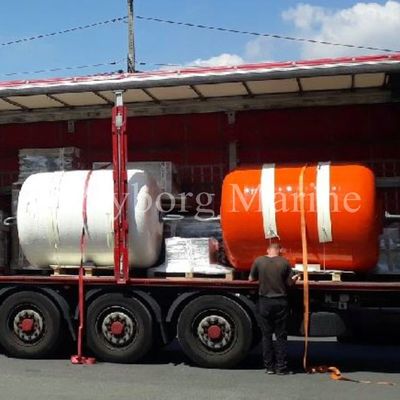 Polyurethane Marine Floating Foam Fender Dengan Ban Dan Rantai