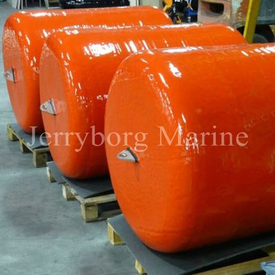 Pelindung Kapal Bumper Polyurethane Marine Solid Foam Fender Dengan Lapisan Kain Kabel Nilon