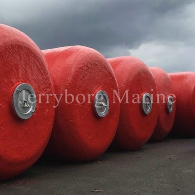 Kapal Ke Dermaga Floating Foam Fender Dengan Kulit Polyurethane Buatan China