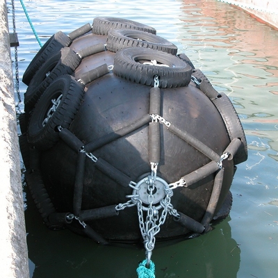 Tekanan Tinggi 50 Kpa Portable Pneumatic Floating Fender Dengan Ketat Udara Yang Baik