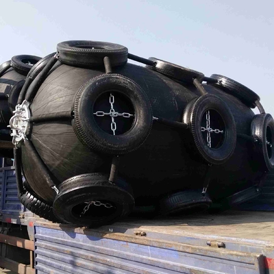 Tekanan Tinggi 50 Kpa Portable Pneumatic Floating Fender Dengan Ketat Udara Yang Baik