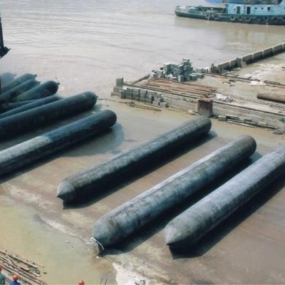 2.0m * 15m Anti Bursting Ship Launching Marine Rubber Airbag