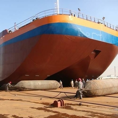 Peluncuran Kapal Tas Rol Karet Alam Airbag Perahu Laut Tiup