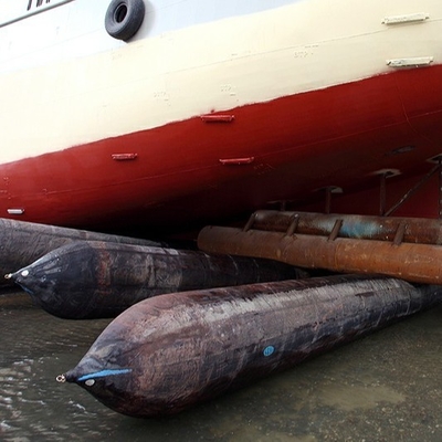 Peluncuran Kapal Tas Rol Karet Alam Airbag Perahu Laut Tiup