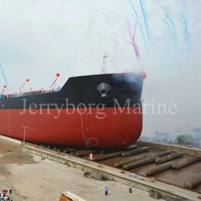 1.2m * 12m Kapal Meluncurkan Airbag Karet Laut Tiup