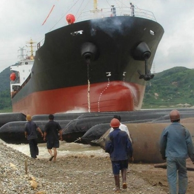 Anti Bursting 1.5m * 15m Marine Rubber Airbag Untuk Peluncuran Kapal