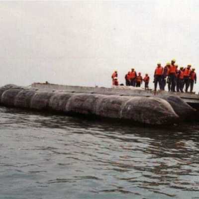 Peluncuran Kapal Airbag Laut Tiup Untuk Kontainer Pengiriman